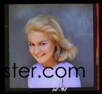 4d317 SANDRA DEE group of 2 2x2 color negatives 1960s head & shoulders portraits of the blonde star!