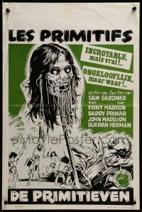 4f306 PRIMITIVES Belgian 1978 Primitif, wild Indonesian cannibal horror!