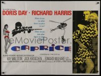 4f887 CAPRICE British quad 1967 great images of pretty Doris Day, Richard Harris, spy comedy!