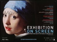 4f911 EXHIBITION ON SCREEN DS British quad 2011 Girl With the Pearl Earring by Johannes Vermeer!