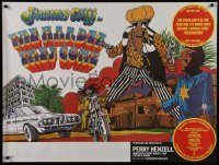 4f930 HARDER THEY COME British quad R1977 Jimmy Cliff, Jamaican reggae music, really cool art!