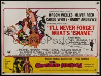 4f934 I'LL NEVER FORGET WHAT'S'ISNAME/CHAMPAGNE MURDERS British quad 1960s English double-bill!