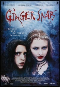 4f183 GINGER SNAPS Canadian 1sh 2000 great image of Emily Perkins & Katharine Isabelle!