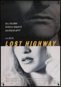 4f193 LOST HIGHWAY Canadian 1sh 1997 directed by David Lynch, Bill Pullman, pretty Patricia Arquette!