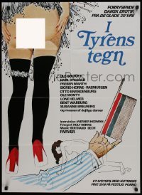 4f108 IN THE SIGN OF THE TAURUS Danish 1978 Werner Hedman's I Tyrens tegn, wild sexy art!