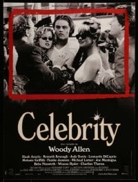 4f798 CELEBRITY French 16x21 1998 Woody Allen, Hank Azaria, Charlize Theron, Leonardo DiCaprio