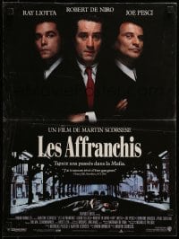 4f802 GOODFELLAS French 16x21 1990 Robert De Niro, Joe Pesci, Ray Liotta, Martin Scorsese!