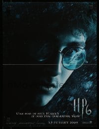 4f806 HARRY POTTER & THE HALF-BLOOD PRINCE teaser French 16x21 2009 super c/u of Radcliffe!
