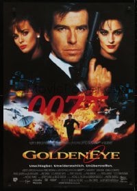 4f340 GOLDENEYE German 1995 cool image of Pierce Brosnan as secret agent James Bond 007!