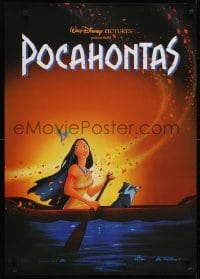 4f357 POCAHONTAS German 1995 Disney cartoon, the famous Native American Indian with John Smith!