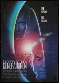 4f361 STAR TREK: GENERATIONS German 1995 Patrick Stewart, William Shatner, different!
