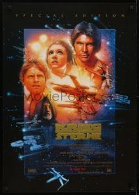 4f363 STAR WARS TRILOGY group of 3 Germans 1997 Lucas, Empire Strikes Back, Return of the Jedi!