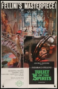 4f529 JULIET OF THE SPIRITS export Italian 1sh 1965 Federico Fellini, Giulietta Masina!