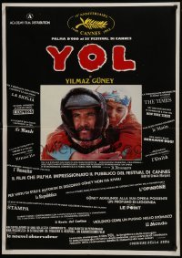 4f533 YOL Italian 1sh 1982 Serif Goren & Yilmaz Guney's movie about Turkish prisoners!