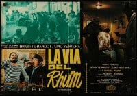 4f609 RUM RUNNERS Italian 18x27 pbusta 1972 Boulevard du rhum, Brigitte Bardot & Lino Ventura!