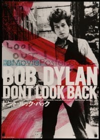 4f479 DON'T LOOK BACK Japanese R2017 D.A. Pennebaker, different artistic image of Bob Dylan!