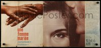 4f459 MARRIED WOMAN Japanese 13x29 press sheet 1965 Godard's Une femme mariee, sex triangle!