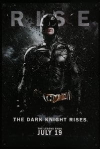 4f004 DARK KNIGHT RISES teaser DS Singapore 2012 great image of Christian Bale as Batman, rise!
