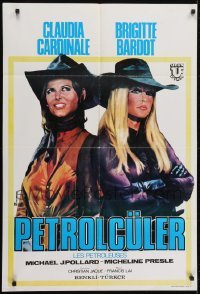 4f069 LEGEND OF FRENCHIE KING Turkish 1971 Claudia Cardinale back-to-back w/Brigitte Bardot!