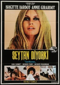 4f071 NOVICES Turkish 1975 great images of sexy Brigitte Bardot & Annie Girardot!