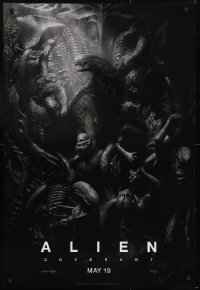 4g035 ALIEN COVENANT style C teaser DS 1sh 2017 Ridley Scott, Fassbender, incredible sci-fi image!