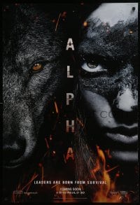 4g041 ALPHA teaser DS 1sh 2018 incredile nature image, wolf, leaders are born from survival!
