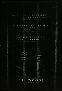 4g125 BLAIR WITCH teaser DS 1sh 2016 evil is hiding in The Woods, wacky fake title, black background