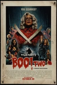 4g132 BOO TWO A MADEA HALLOWEEN advance DS 1sh 2017 Tyler Perry in title role, vintage style art!