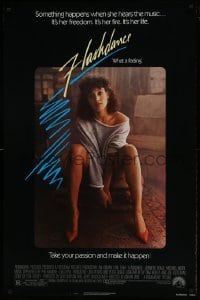 4g302 FLASHDANCE 1sh 1983 sexy dancer Jennifer Beals, take your passion and make it happen!