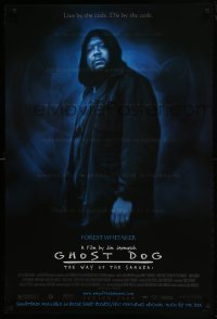 4g325 GHOST DOG advance DS 1sh 1999 Jim Jarmusch, cool image of Forest Whitaker!