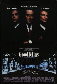 4g346 GOODFELLAS 1sh 1990 Robert De Niro, Joe Pesci, Ray Liotta, Martin Scorsese classic!