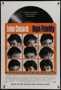 4g401 HIGH FIDELITY DS 1sh 2000 John Cusack, great record album & sleeve design!