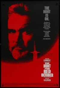 4g426 HUNT FOR RED OCTOBER int'l 1sh 1990 Russian military submarine captain Sean Connery!