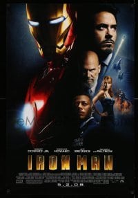 4g449 IRON MAN advance 1sh 2008 Robert Downey Jr. is Iron Man, Gwyneth Paltrow!