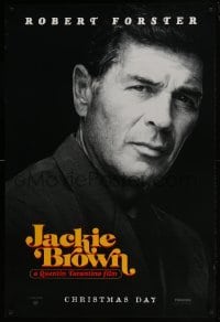 4g459 JACKIE BROWN teaser 1sh 1997 Quentin Tarantino, cool image of Robert Forster!