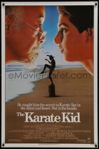 4g487 KARATE KID 1sh 1984 Pat Morita, Ralph Macchio, teen martial arts classic!