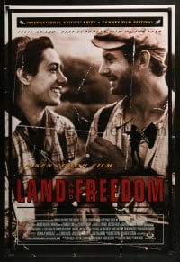 4g512 LAND & FREEDOM DS 1sh 1996 Spanish Civil War movie directed by Ken Loach!