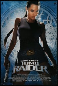 4g515 LARA CROFT TOMB RAIDER advance DS 1sh 2001 sexy Angelina Jolie, from popular video game!
