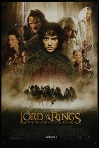 4g564 LORD OF THE RINGS: THE FELLOWSHIP OF THE RING advance 1sh 2001 Tolkien, top cast!