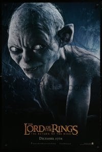 4g566 LORD OF THE RINGS: THE RETURN OF THE KING teaser DS 1sh 2003 CGI Andy Serkis as Gollum!
