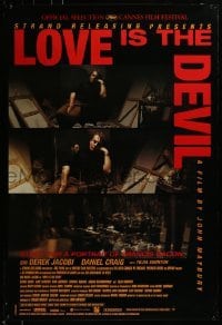 4g572 LOVE IS THE DEVIL 1sh 1998 Derek Jacobi as gay British artist Francis Bacon!