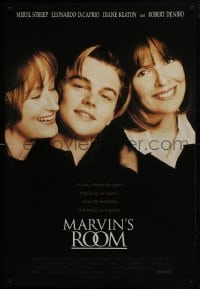 4g595 MARVIN'S ROOM DS 1sh 1996 Meryl Streep, Diane Keaton, Leonardo DiCaprio!