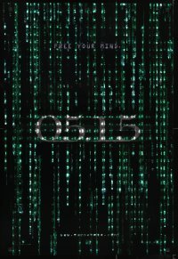 4g604 MATRIX RELOADED holofoil teaser 1sh 2003 Keanu Reeves, free your mind on 05.15!
