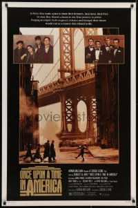4g670 ONCE UPON A TIME IN AMERICA 1sh 1984 De Niro, James Woods, Sergio Leone, many images!