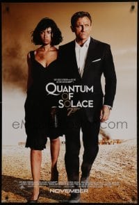 4g726 QUANTUM OF SOLACE int'l advance DS 1sh 2008 Daniel Craig as James Bond, Olga Kurylenko!