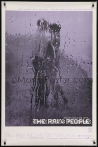 4g731 RAIN PEOPLE 1sh 1969 Francis Ford Coppola, Robert Duvall, cool wet window image!