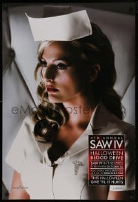4g781 SAW IV 1sh 2007 Tobin Bell, Halloween blood drive, profile image of sexy nurse by Tim Palen!