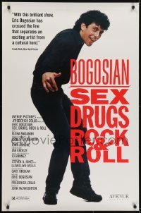 4g790 SEX, DRUGS, ROCK & ROLL 1sh 1991 Eric Bogosian's one-man stand up comedy show!
