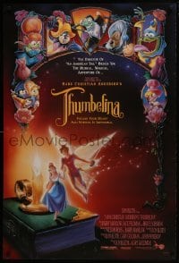 4g896 THUMBELINA DS 1sh 1994 Don Bluth animation, cartoon images of fantasy characters!