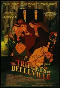 4g918 TRIPLETS OF BELLEVILLE DS 1sh 2003 Les Triplettes de Bellville, cool cartoon!